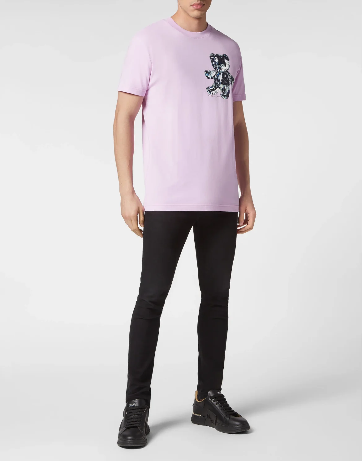 T-shirt Round Neck SS Teddy Glass, цвет: Розовый