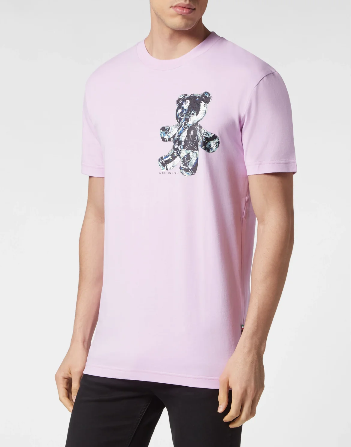 T-shirt Round Neck SS Teddy Glass, цвет: Розовый
