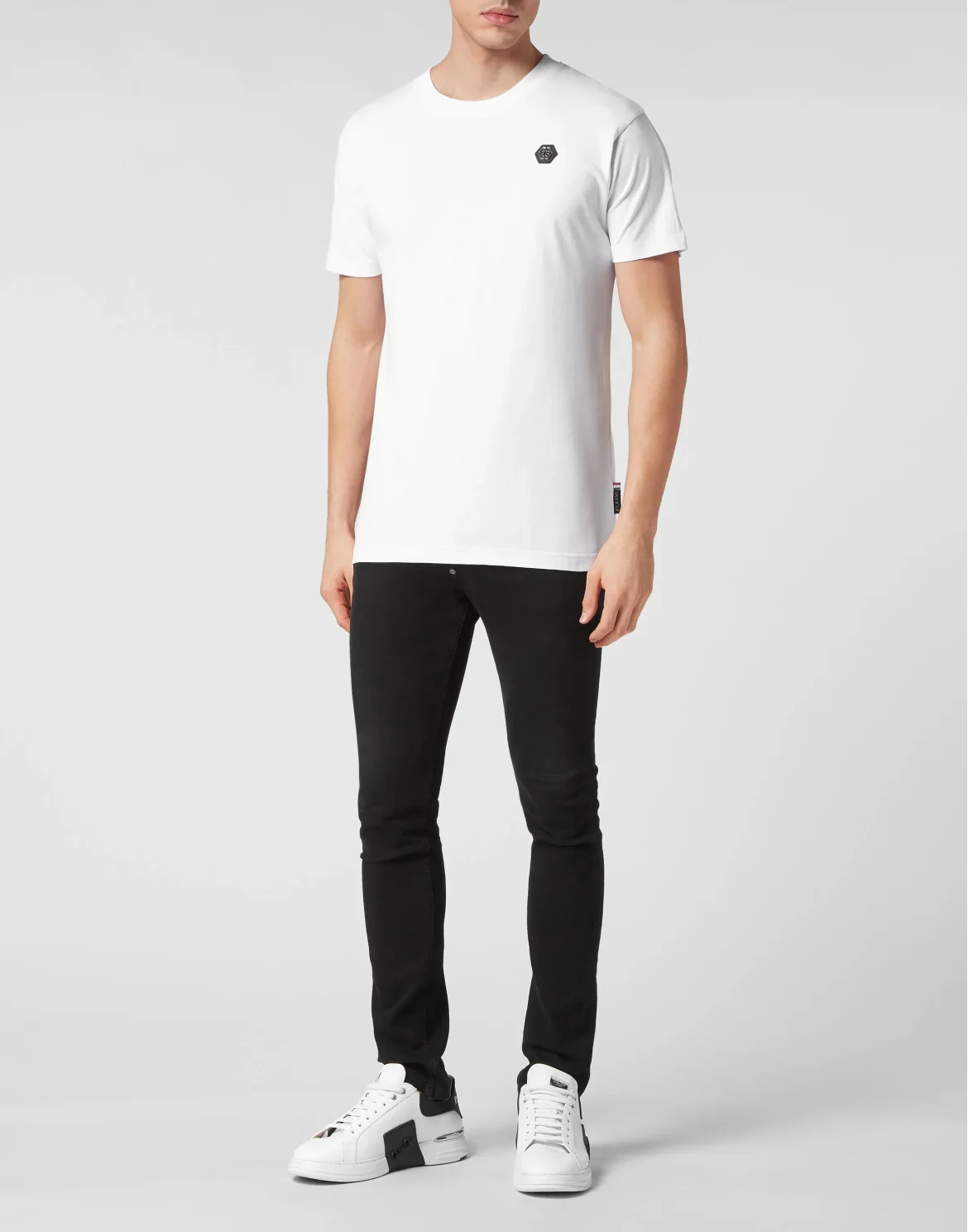 T-shirt Round Neck SS Glass Skull, цвет: Белый