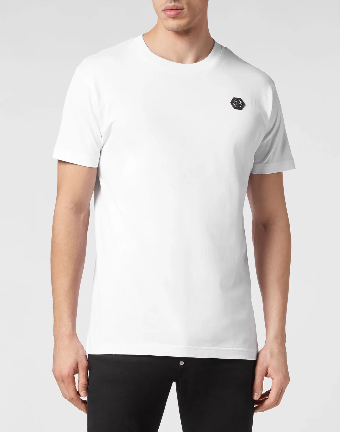 T-shirt Round Neck SS Glass Skull, цвет: Белый