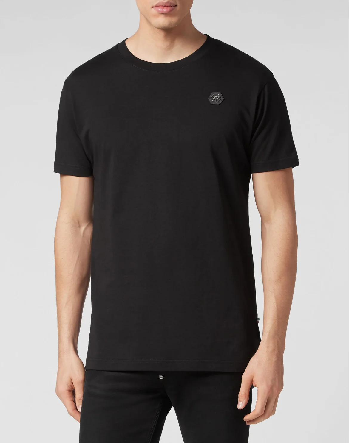 T-shirt Round Neck SS Glass Skull, цвет: Черный