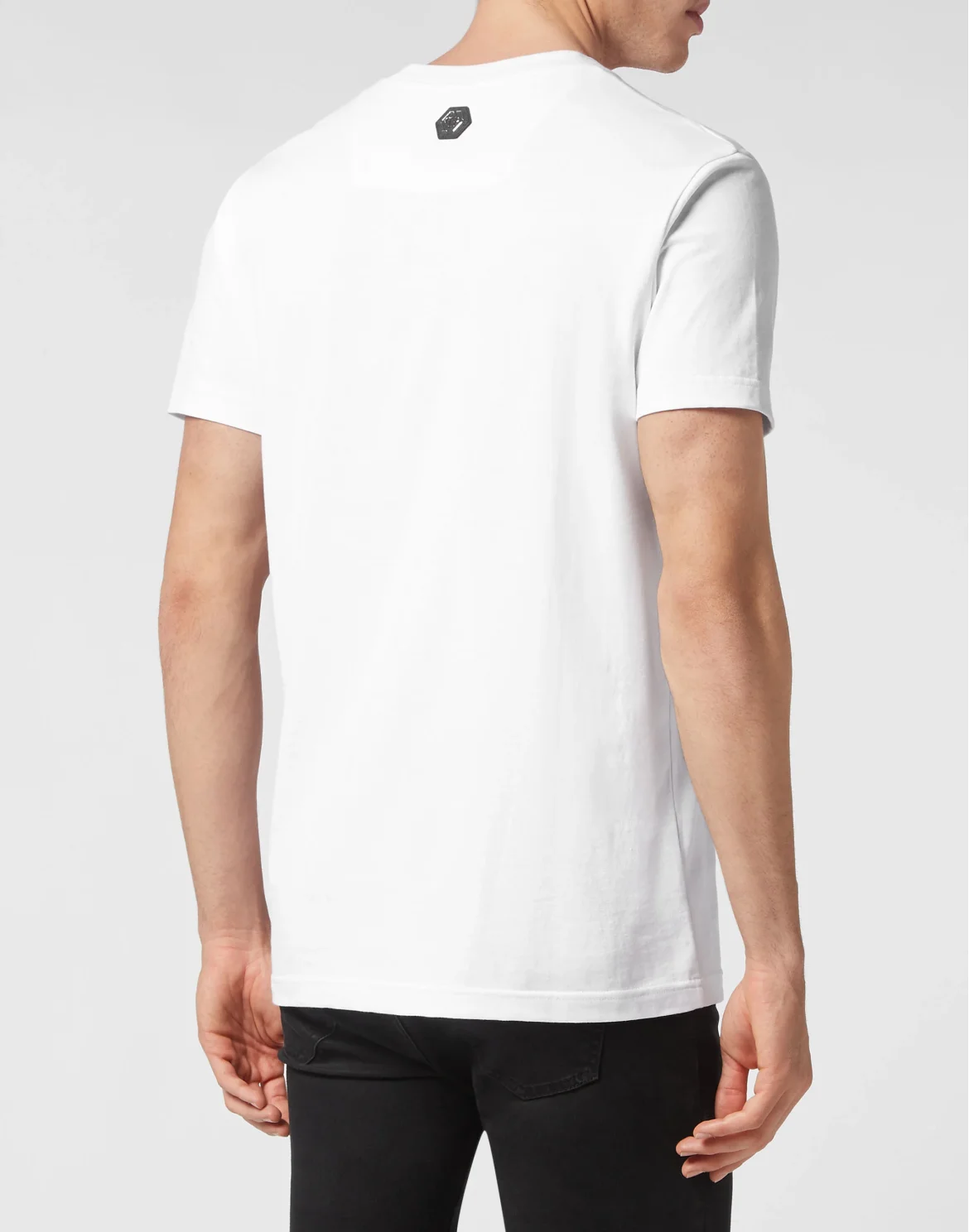 T-shirt Round Neck SS Glass Skull, цвет: Белый