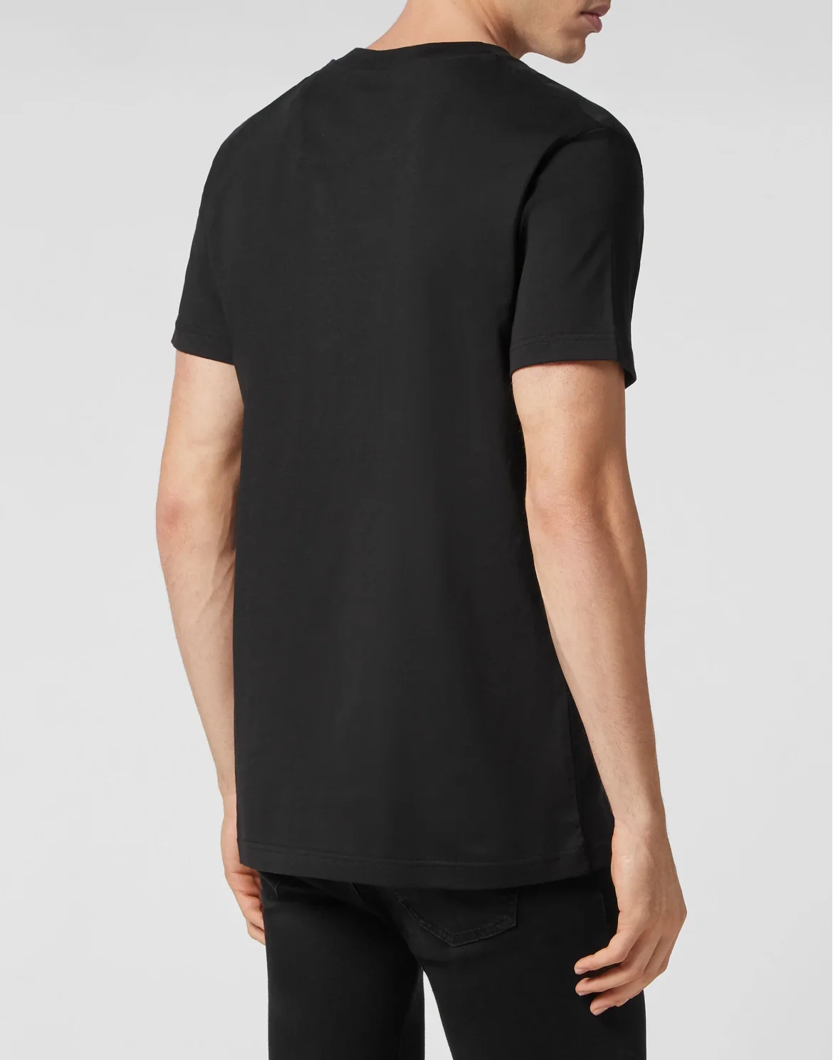 T-shirt Round Neck SS Skull on fire, цвет: Черный