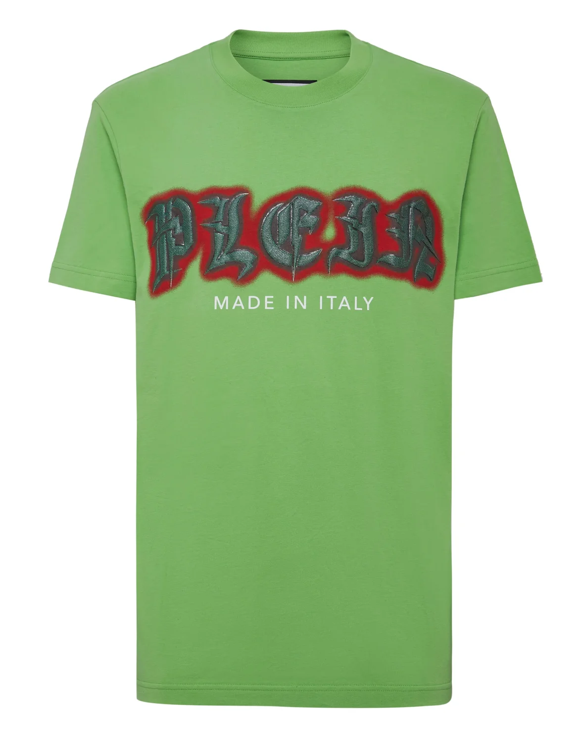 T-shirt Round Neck SS Gothic Plein, цвет: Зеленый