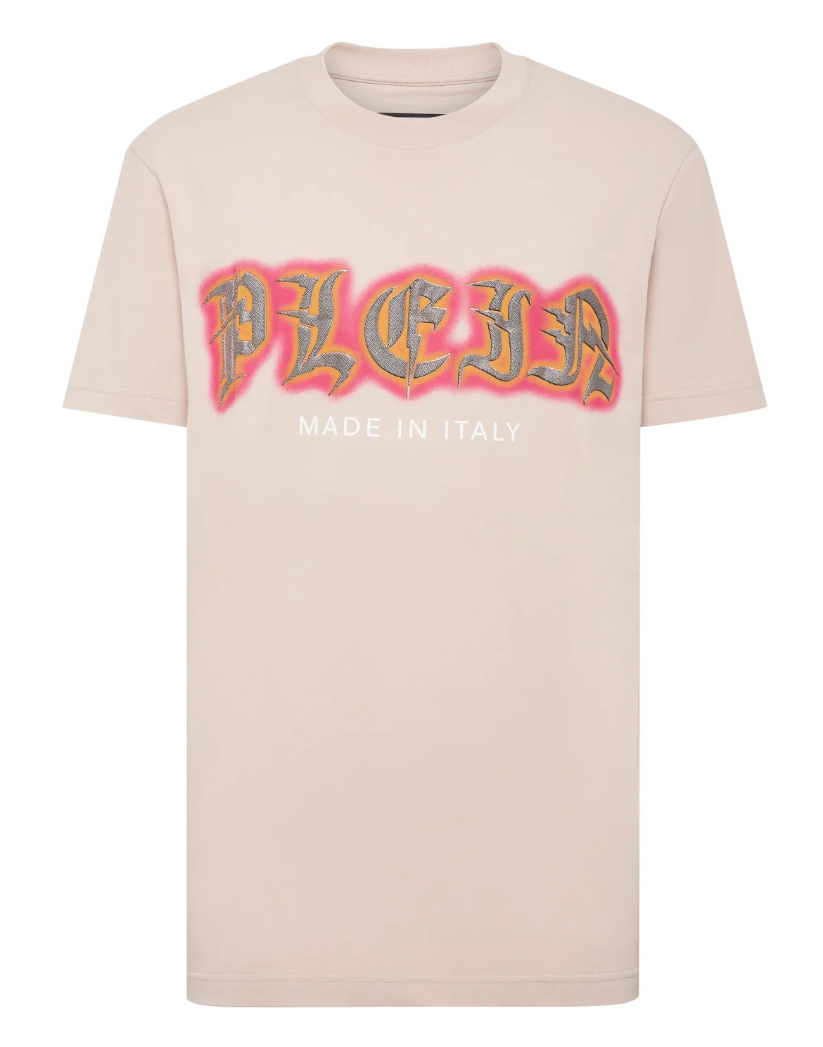 T-shirt Round Neck SS Gothic Plein, цвет: Бежевый