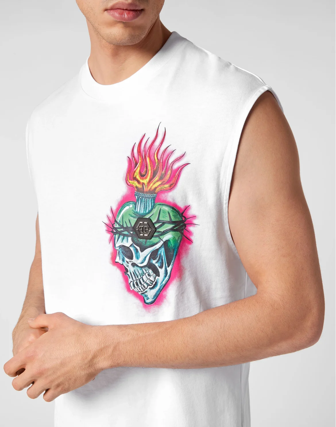 Tank Top Love Tattoo, цвет: Белый