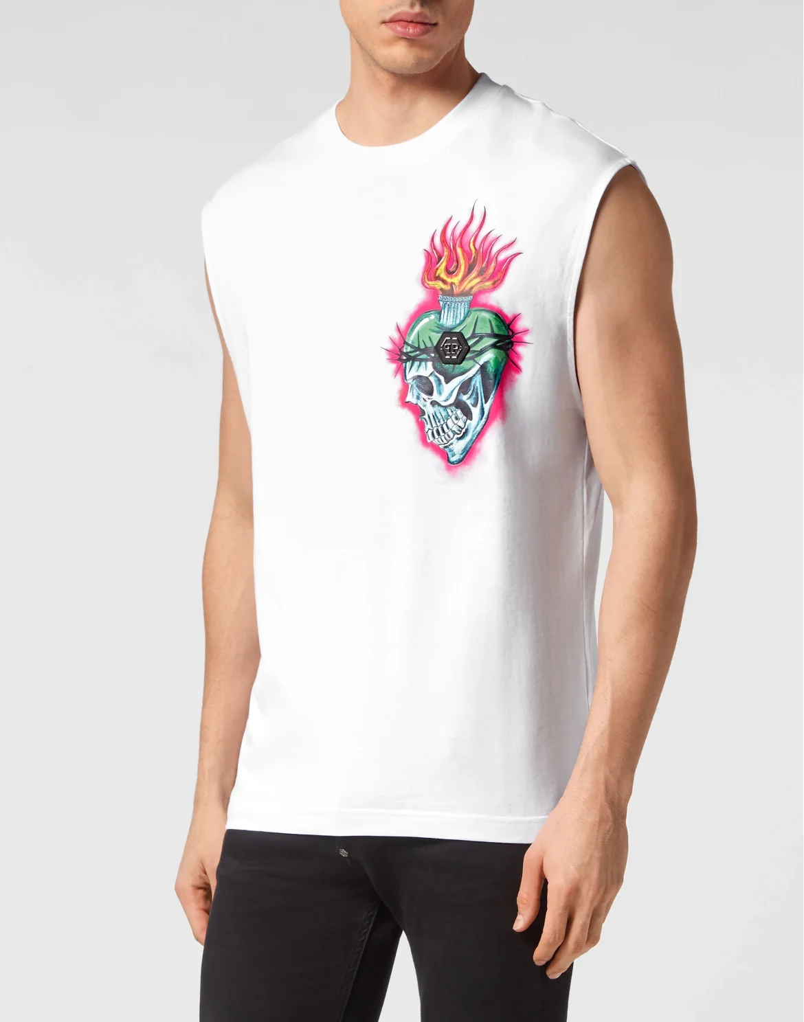 Tank Top Love Tattoo, цвет: Белый