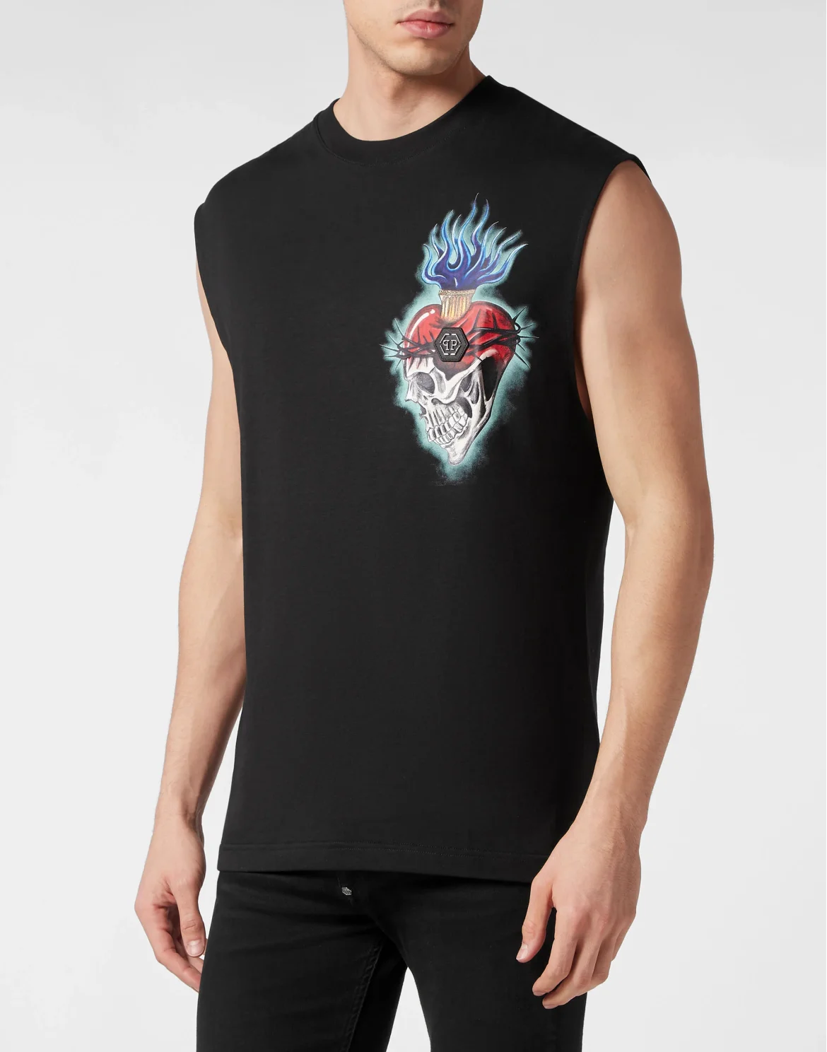Tank Top Love Tattoo, цвет: Черный