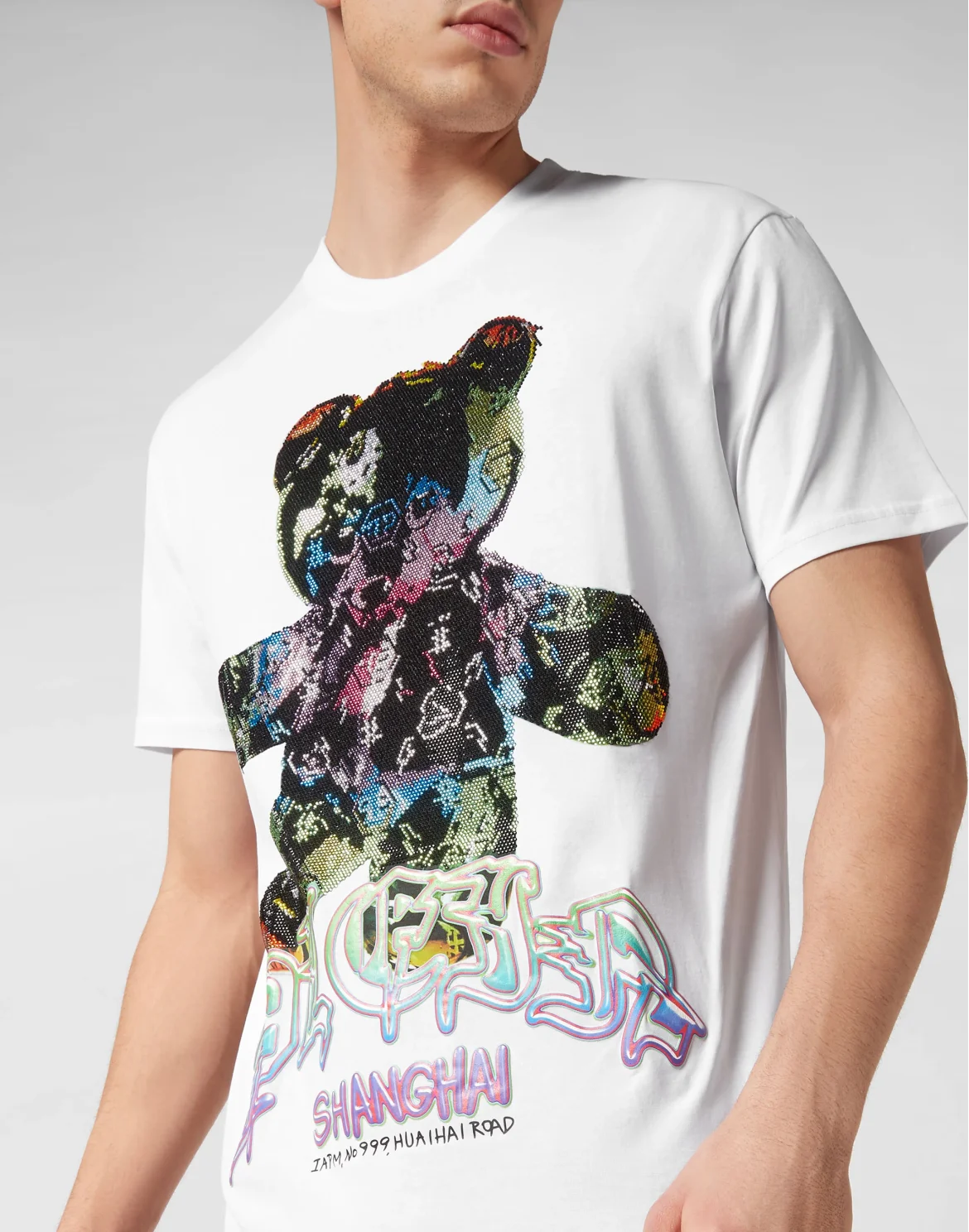 T-shirt Round Neck SS Teddy Glass, цвет: Белый