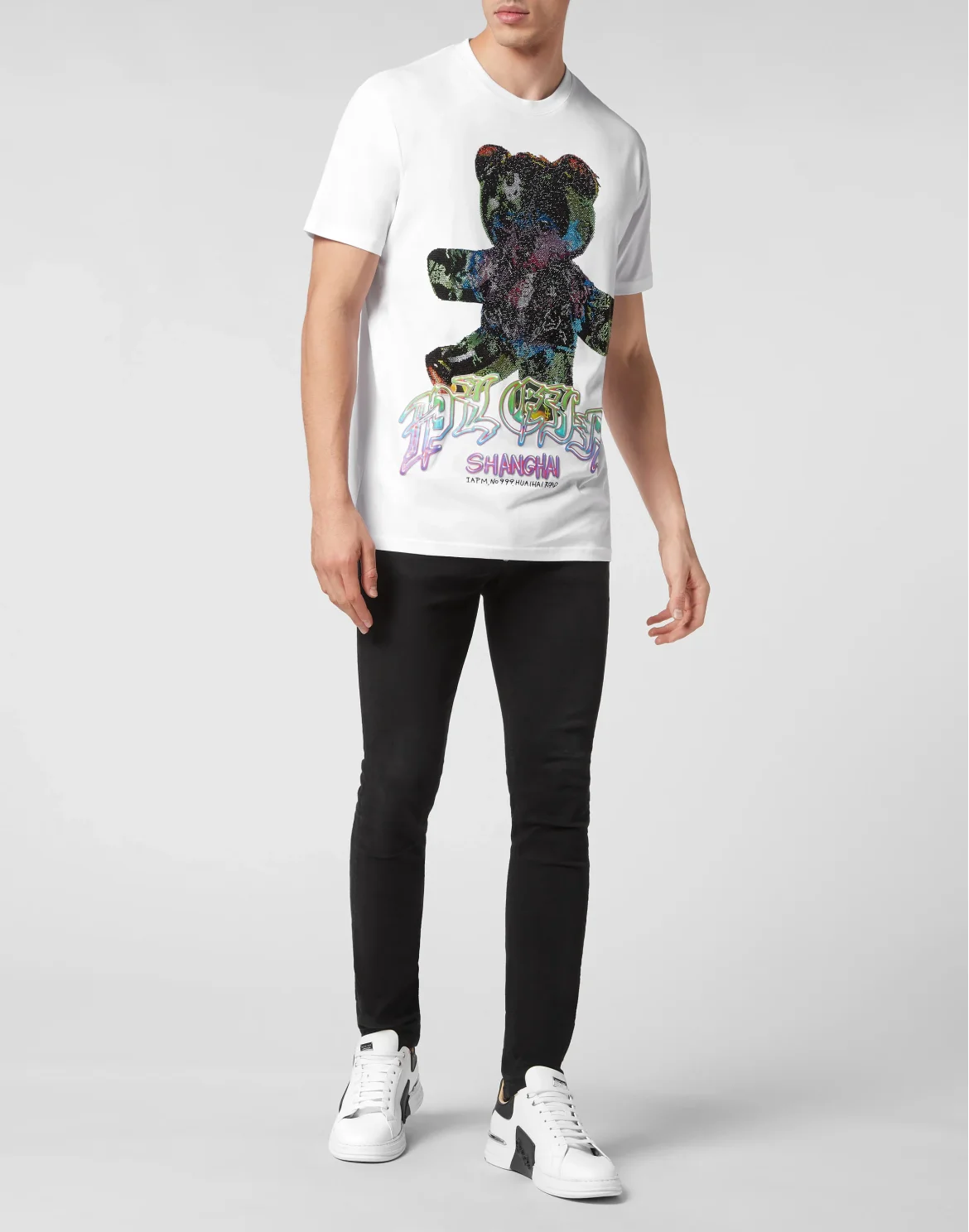 T-shirt Round Neck SS Teddy Glass, цвет: Белый