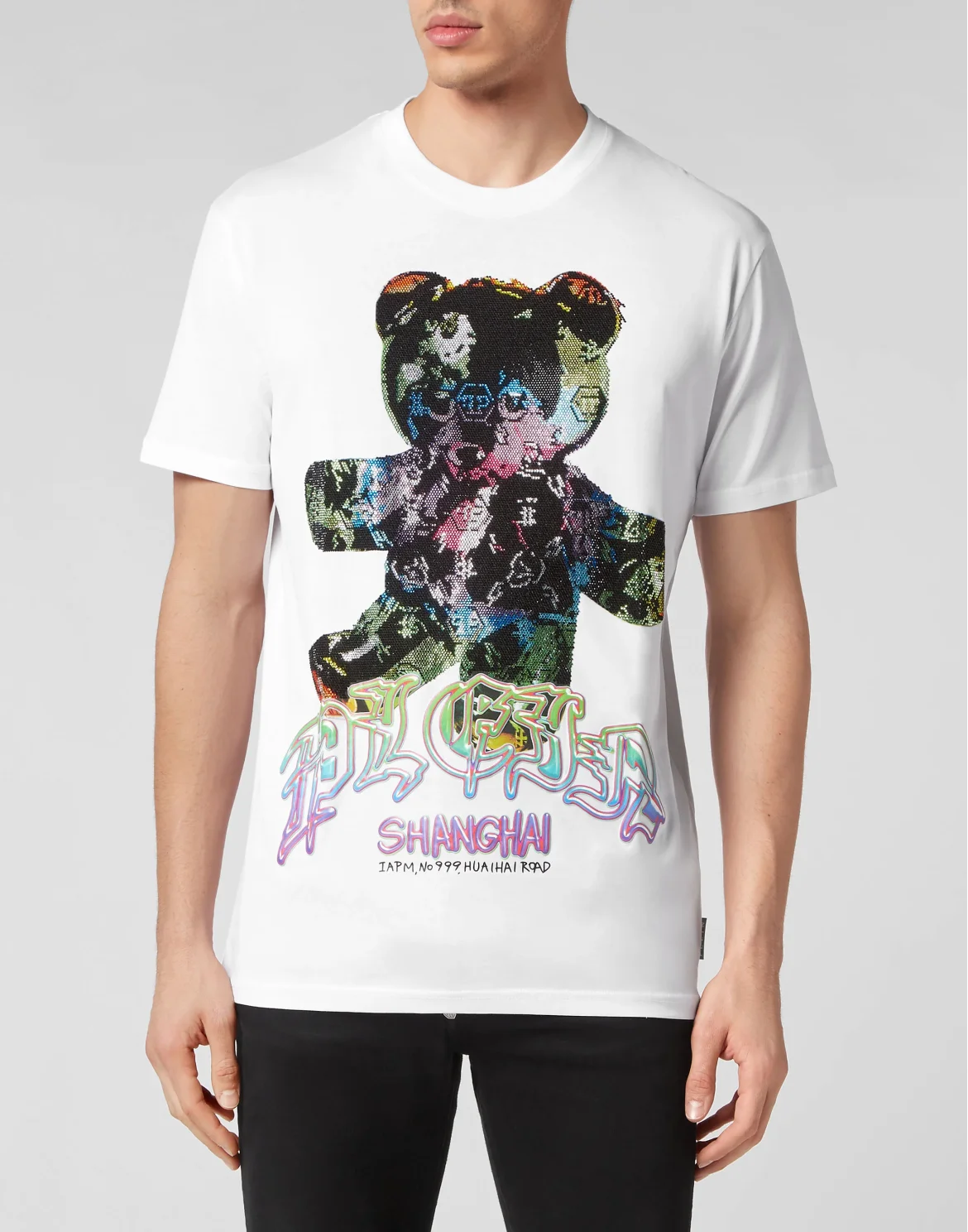 T-shirt Round Neck SS Teddy Glass, цвет: Белый