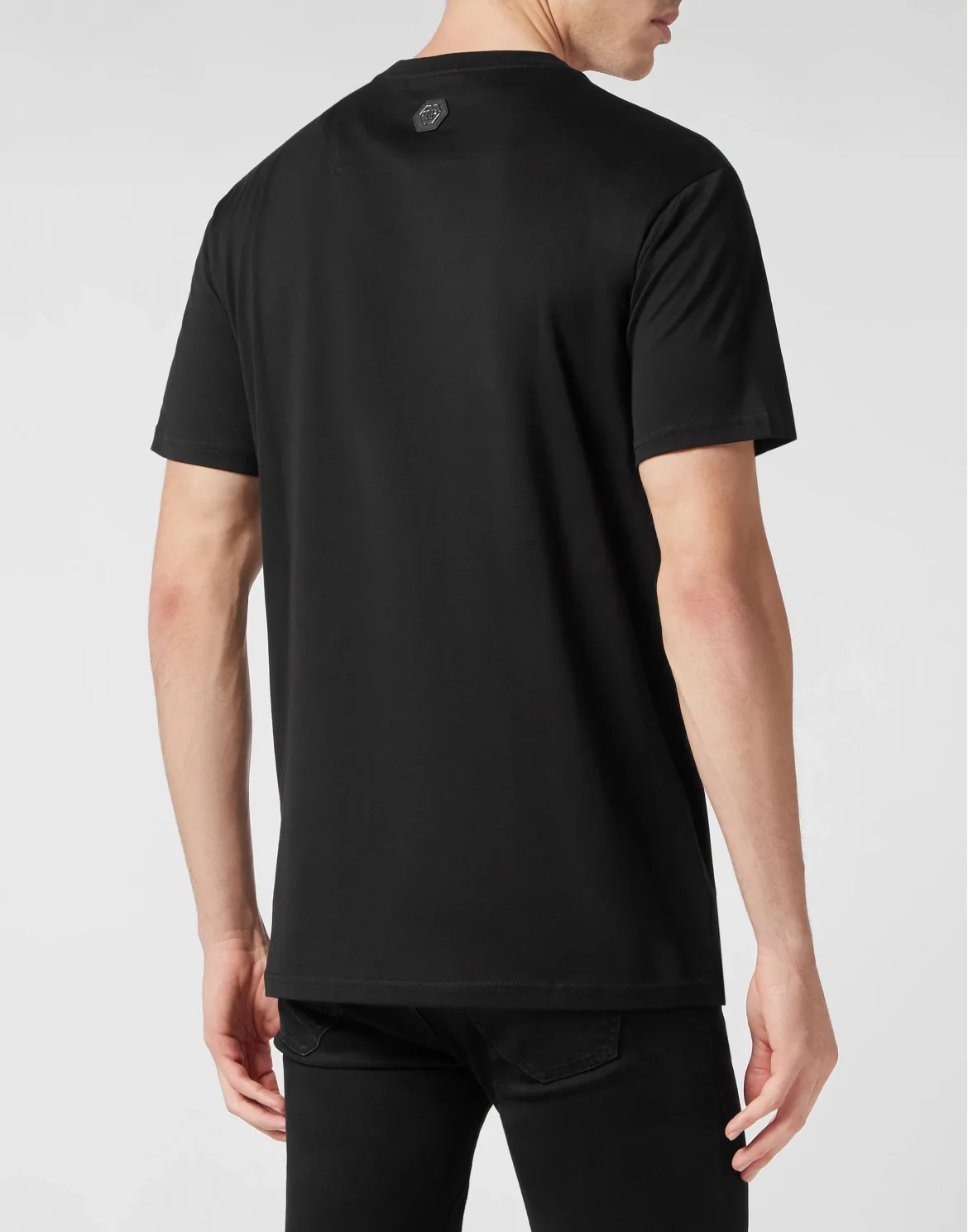 T-shirt Round Neck SS Teddy Glass, цвет: Черный