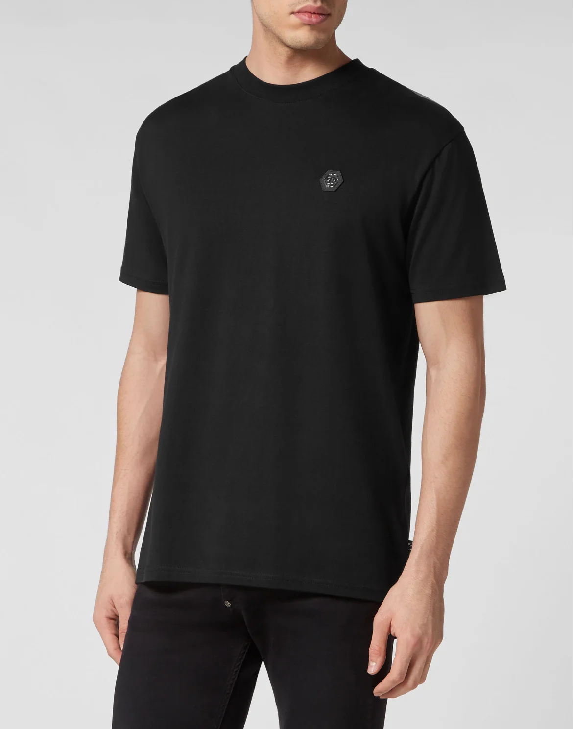 T-shirt Round Neck SS Glass Skull, цвет: Черный