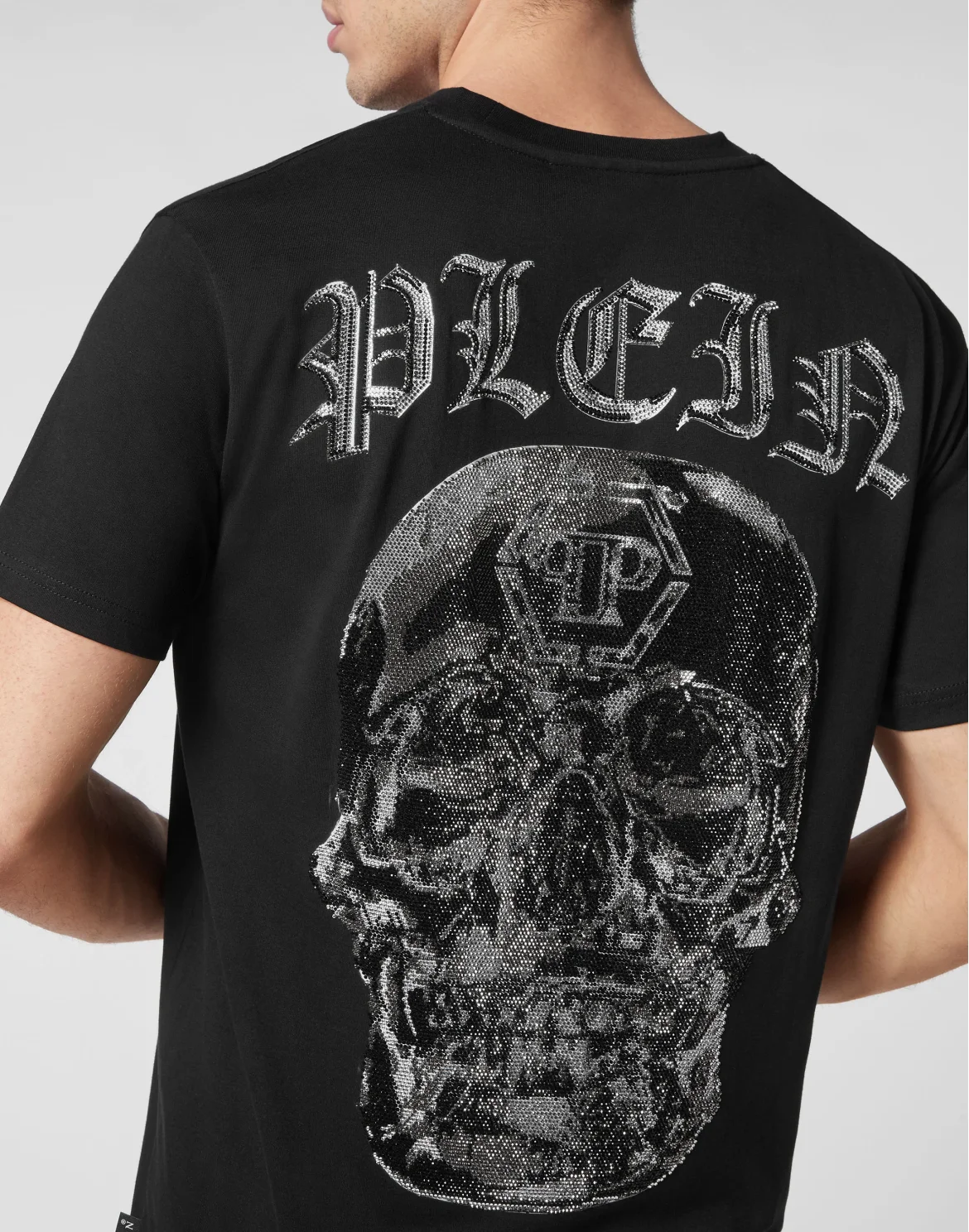 T-shirt Round Neck SS Glass Skull, цвет: Черный