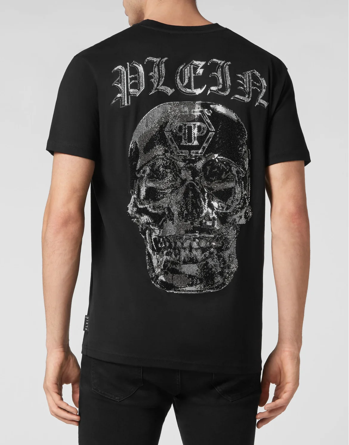 T-shirt Round Neck SS Glass Skull, цвет: Черный