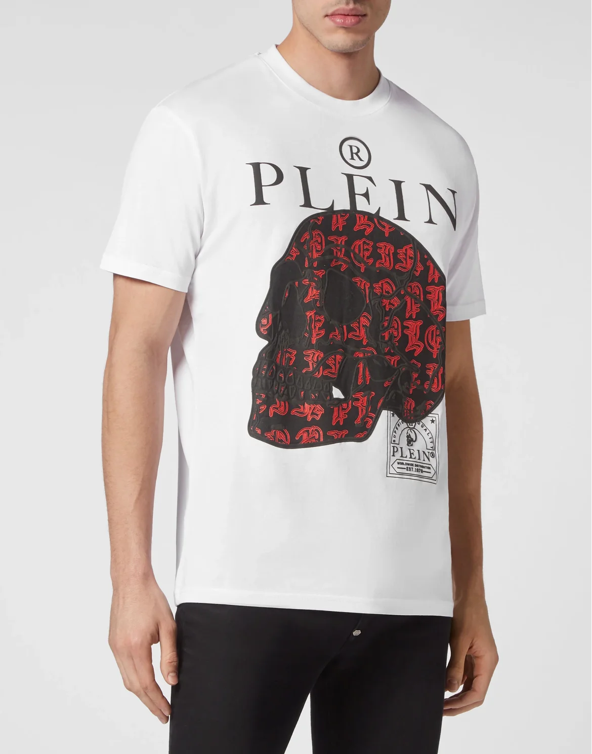 T-shirt Round Neck SS Skull, цвет: Белый