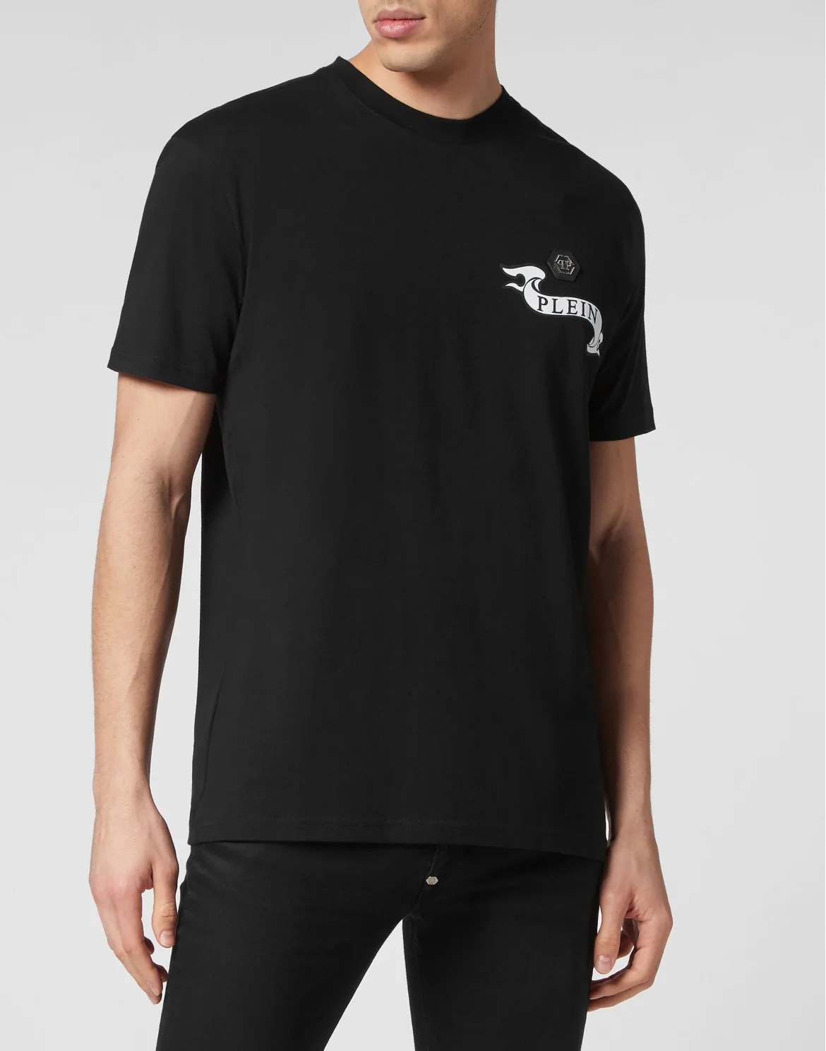 T-shirt Round Neck SS Love Angel, цвет: Черный