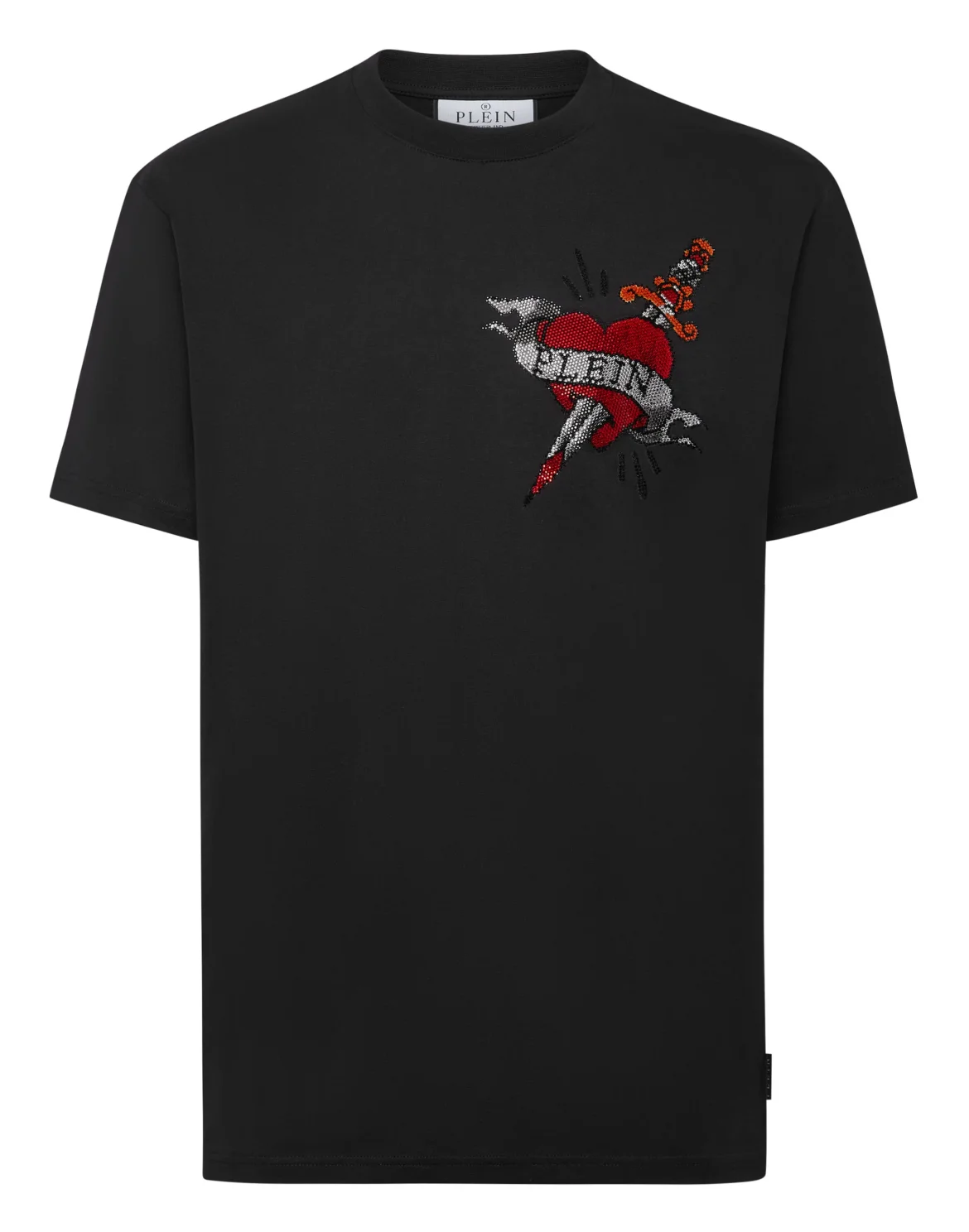 T-shirt Round Neck SS Love, цвет: Черный