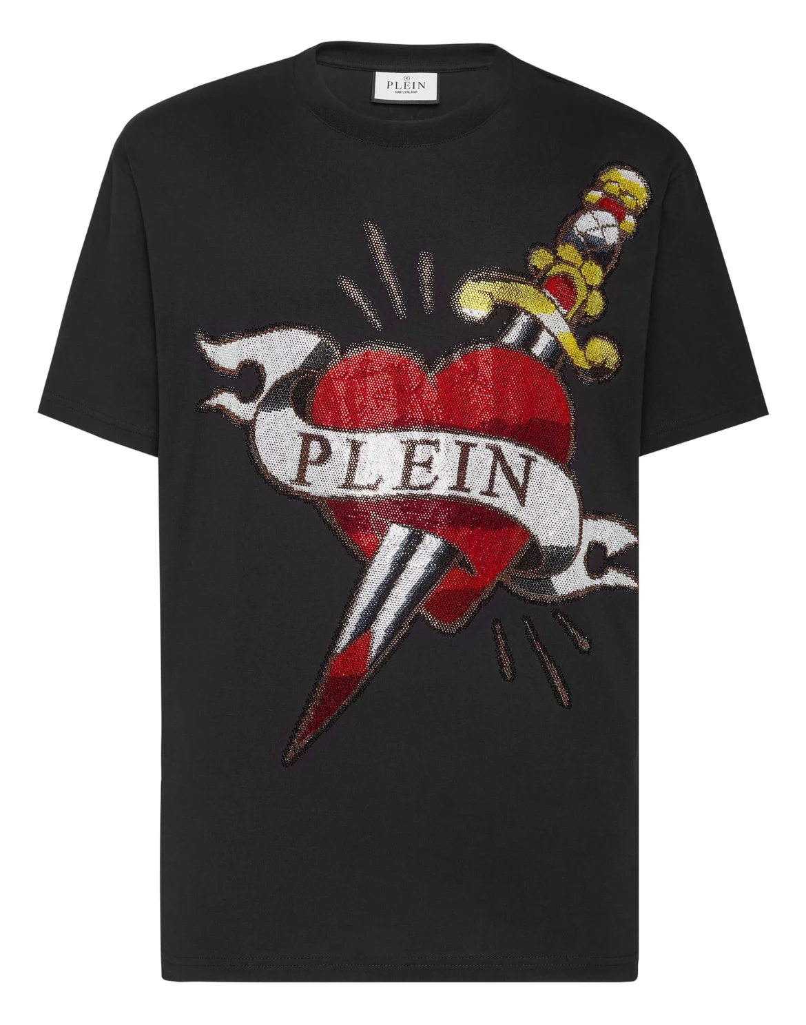 T-shirt Round Neck SS Love, цвет: Черный