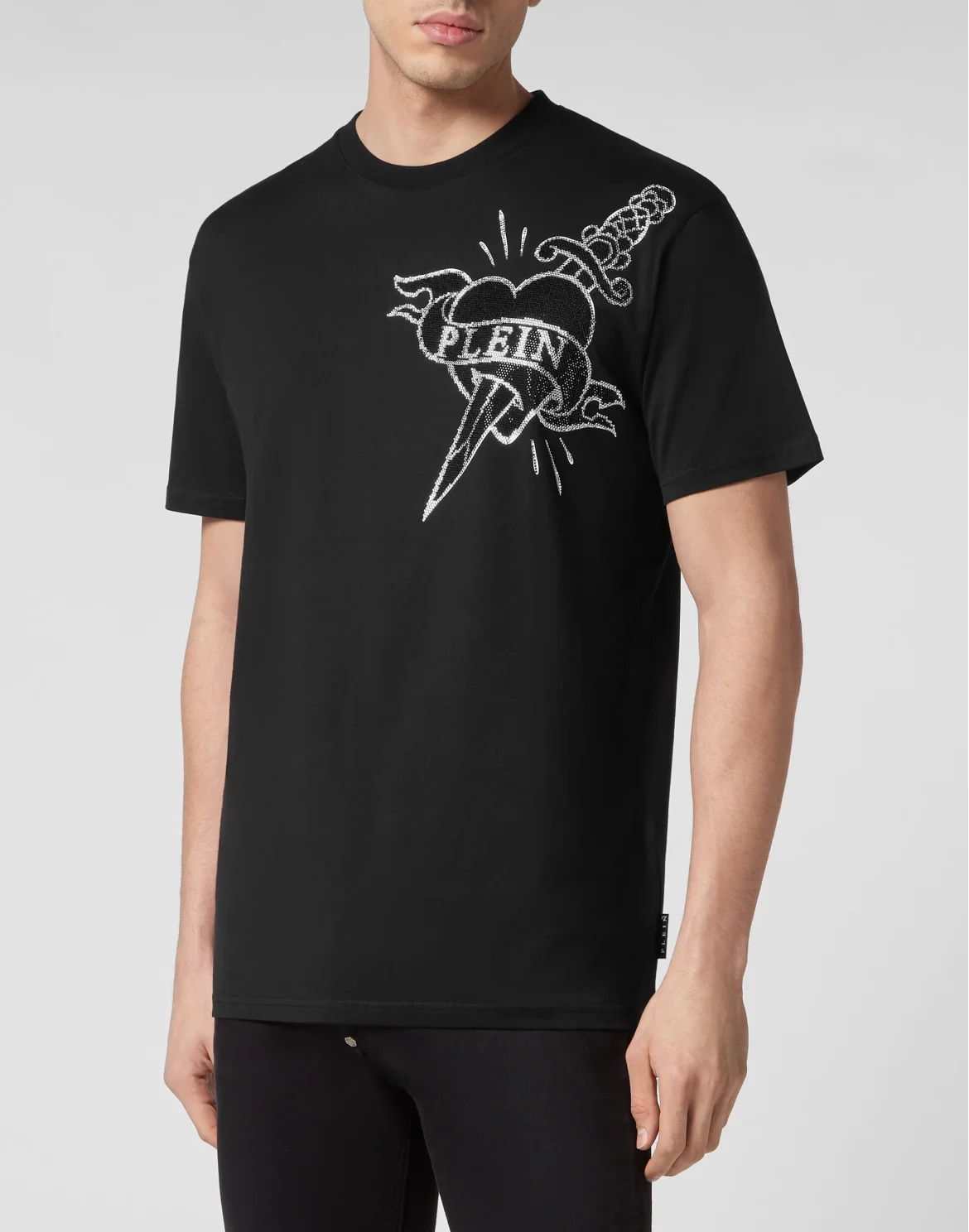 T-shirt Round Neck SS Love, цвет: Черный