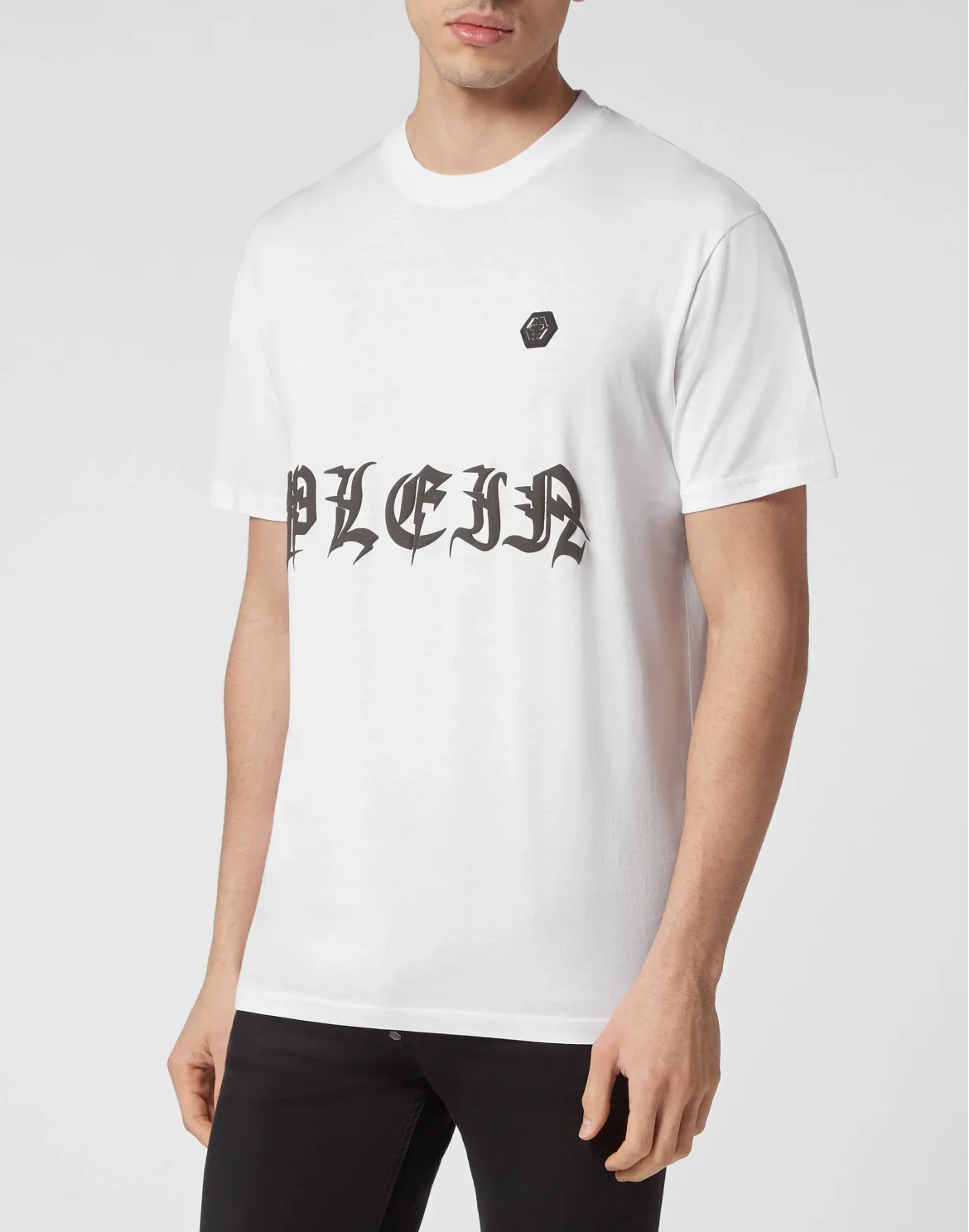 T-shirt Round Neck SS Gothic Plein, цвет: Белый