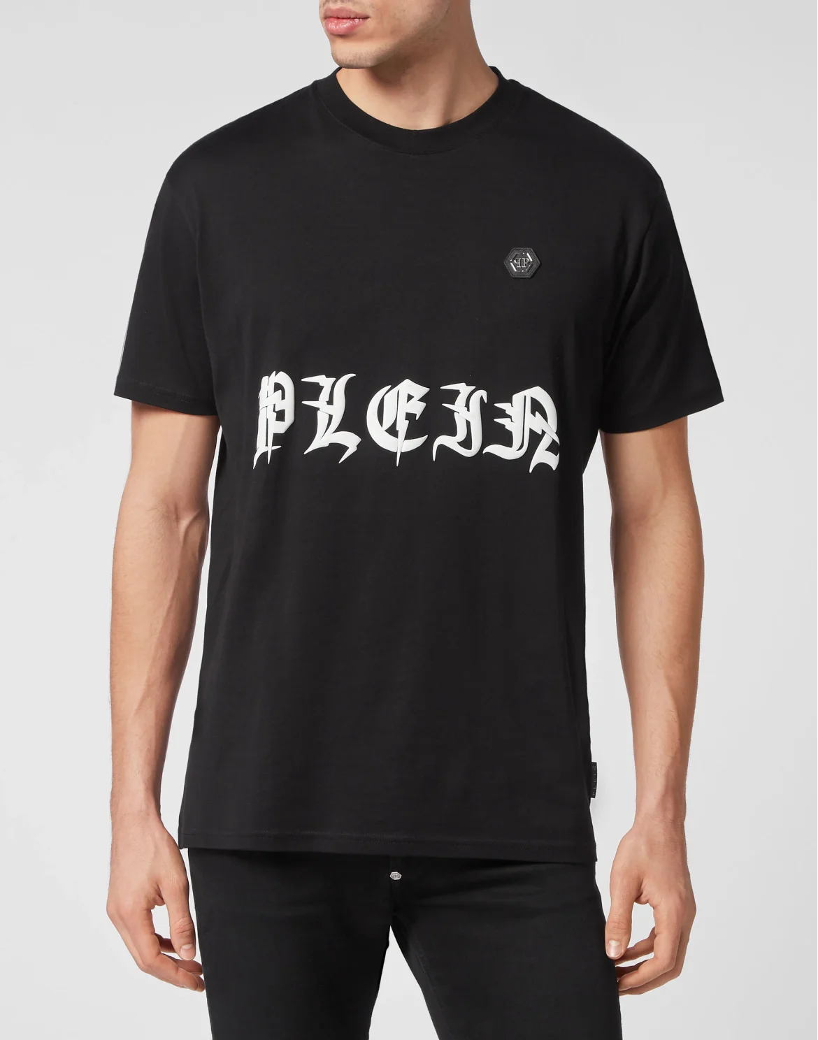 T-shirt Round Neck SS Gothic Plein, цвет: Черный
