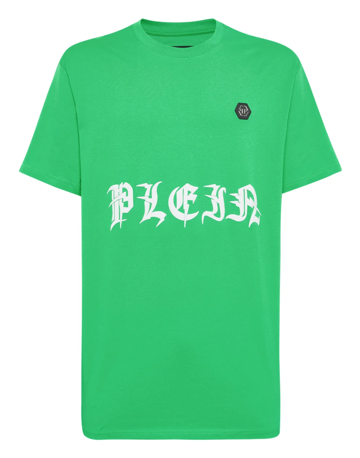 T-shirt Round Neck SS Gothic Plein, цвет: Зеленый
