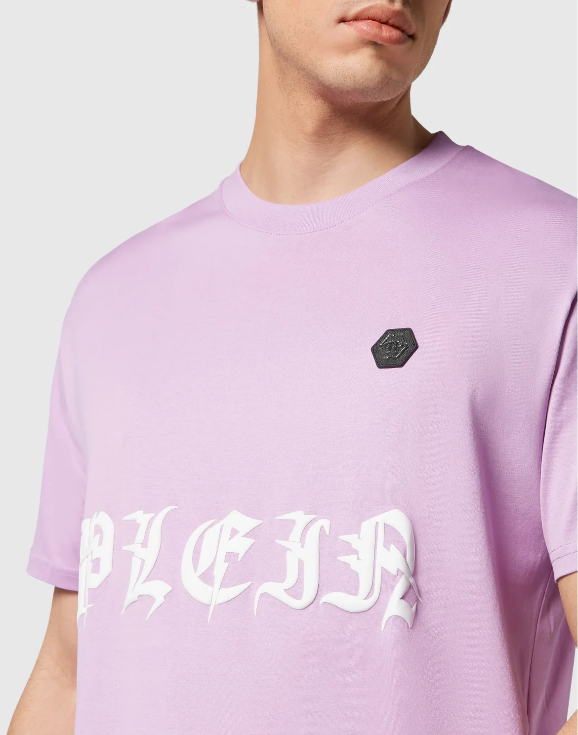 T-shirt Round Neck SS Gothic Plein, цвет: Розовый
