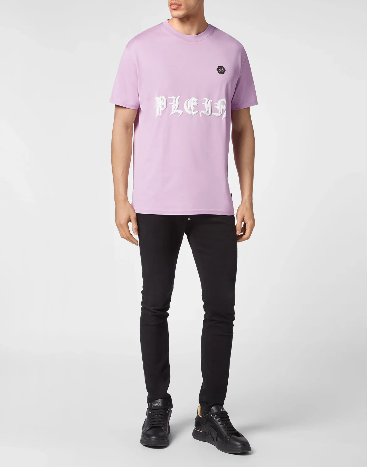 T-shirt Round Neck SS Gothic Plein, цвет: Розовый