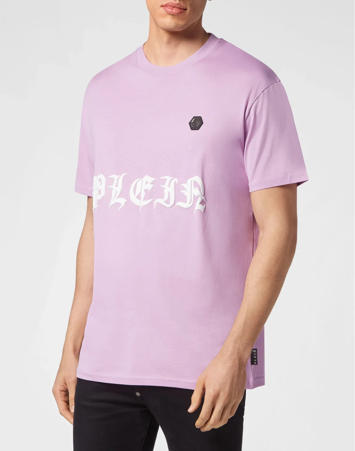 T-shirt Round Neck SS Gothic Plein, цвет: Розовый