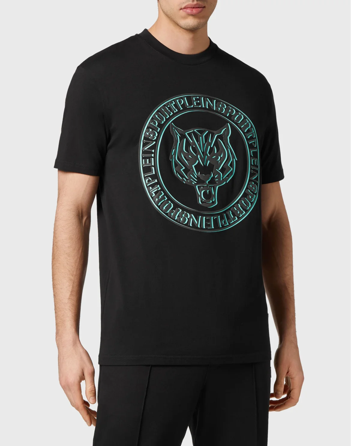 T-shirt Round Neck SS Tiger, цвет: Зеленый