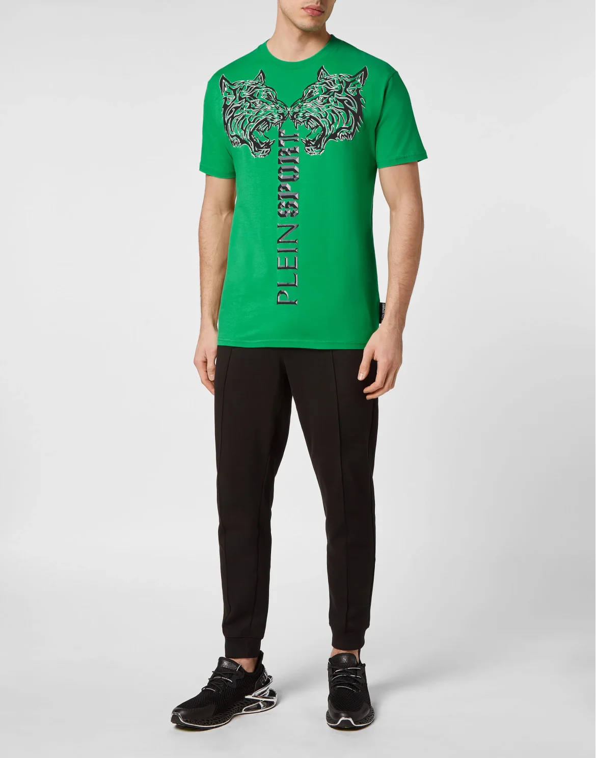 T-shirt Round Neck SS Tiger, цвет: Зеленый