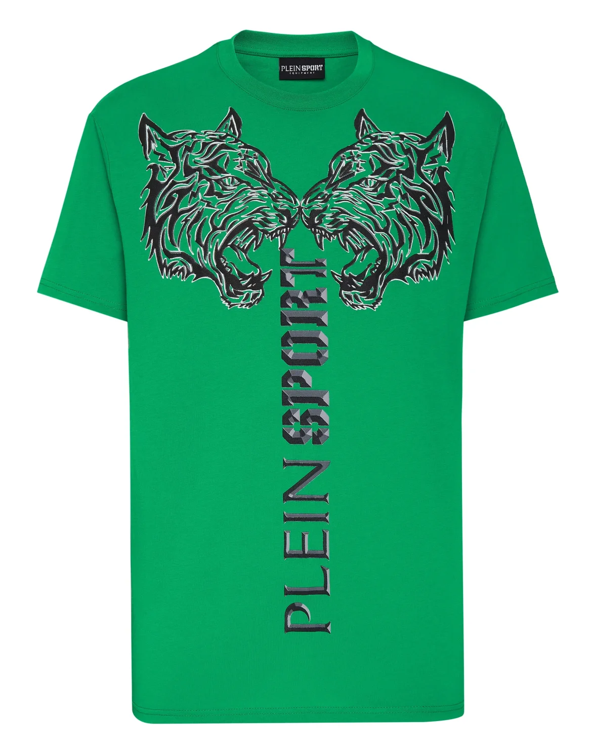 T-shirt Round Neck SS Tiger, цвет: Зеленый