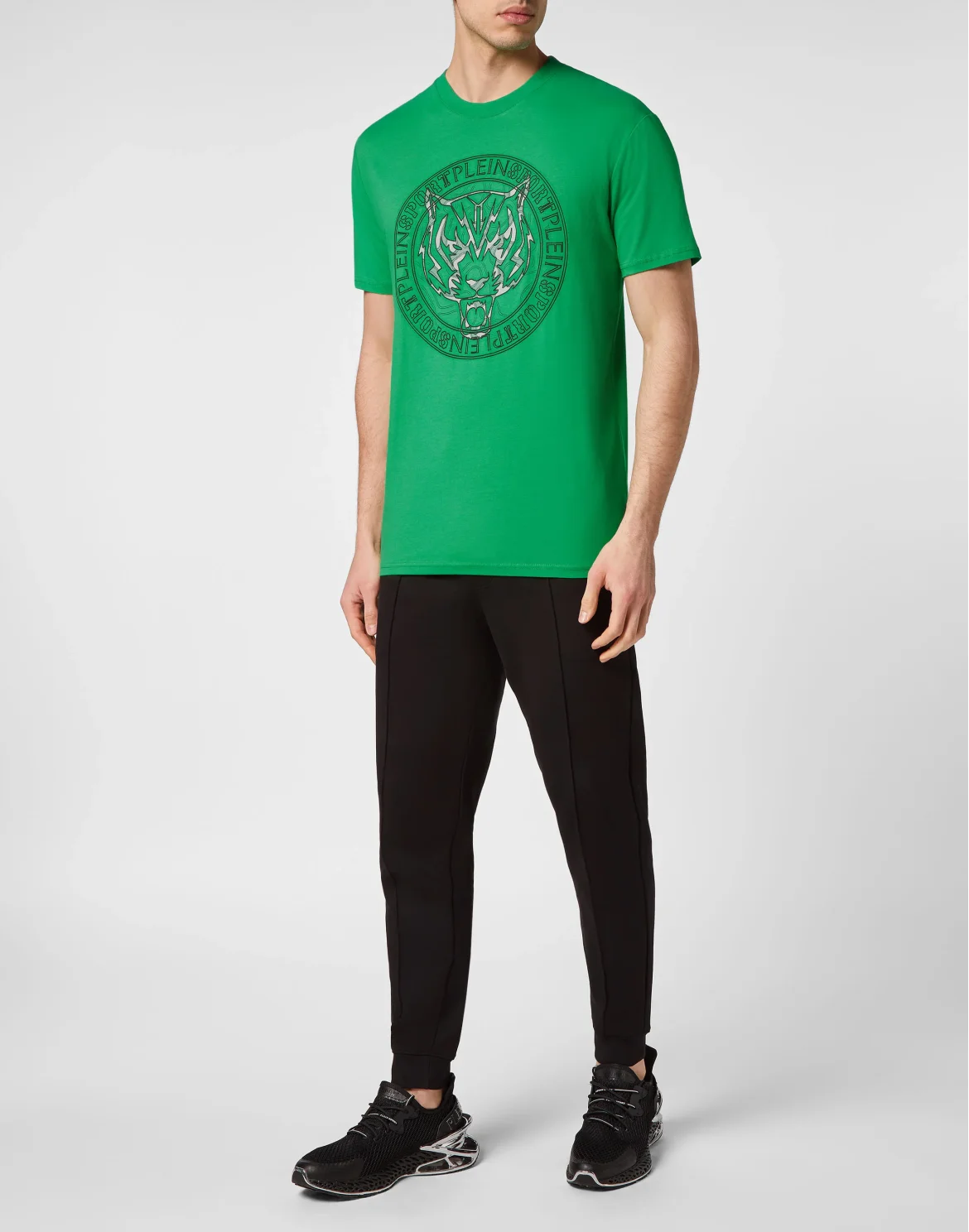 T-shirt Round Neck SS Tiger, цвет: Зеленый