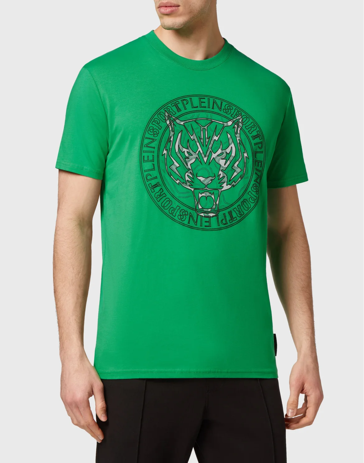 T-shirt Round Neck SS Tiger, цвет: Зеленый