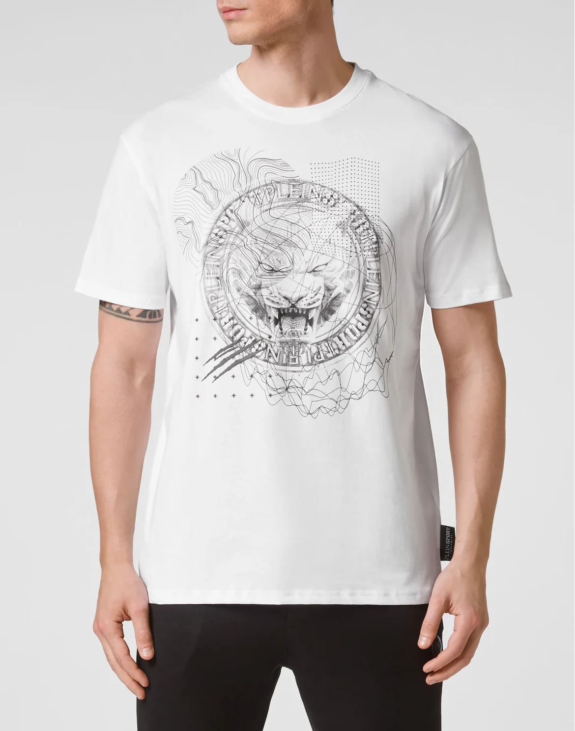 T-shirt Round Neck SS Tiger, цвет: Белый