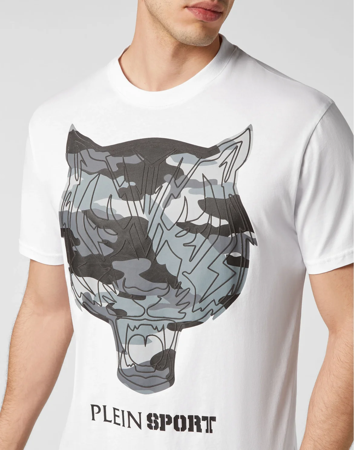 T-shirt Round Neck SS Tiger, цвет: Белый