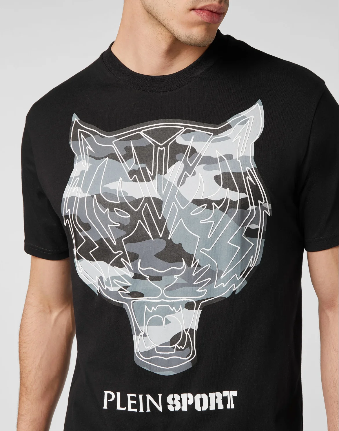 T-shirt Round Neck SS Tiger, цвет: Черный