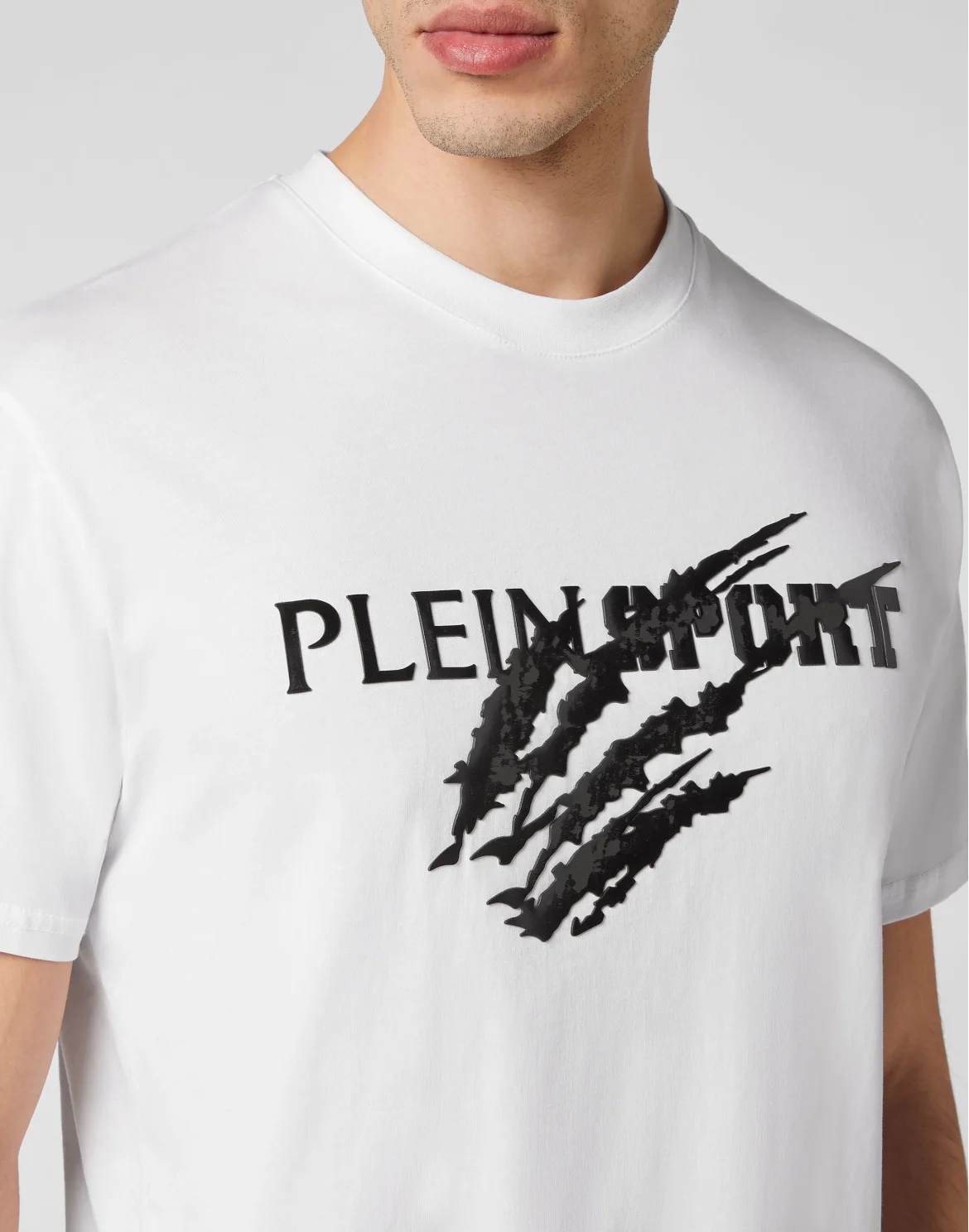 T-shirt Round Neck SS Scratch, цвет: Белый