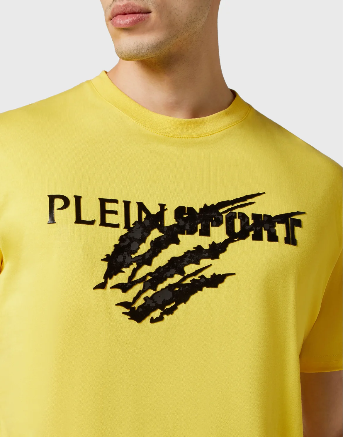 T-shirt Round Neck SS Scratch, цвет: Желтый