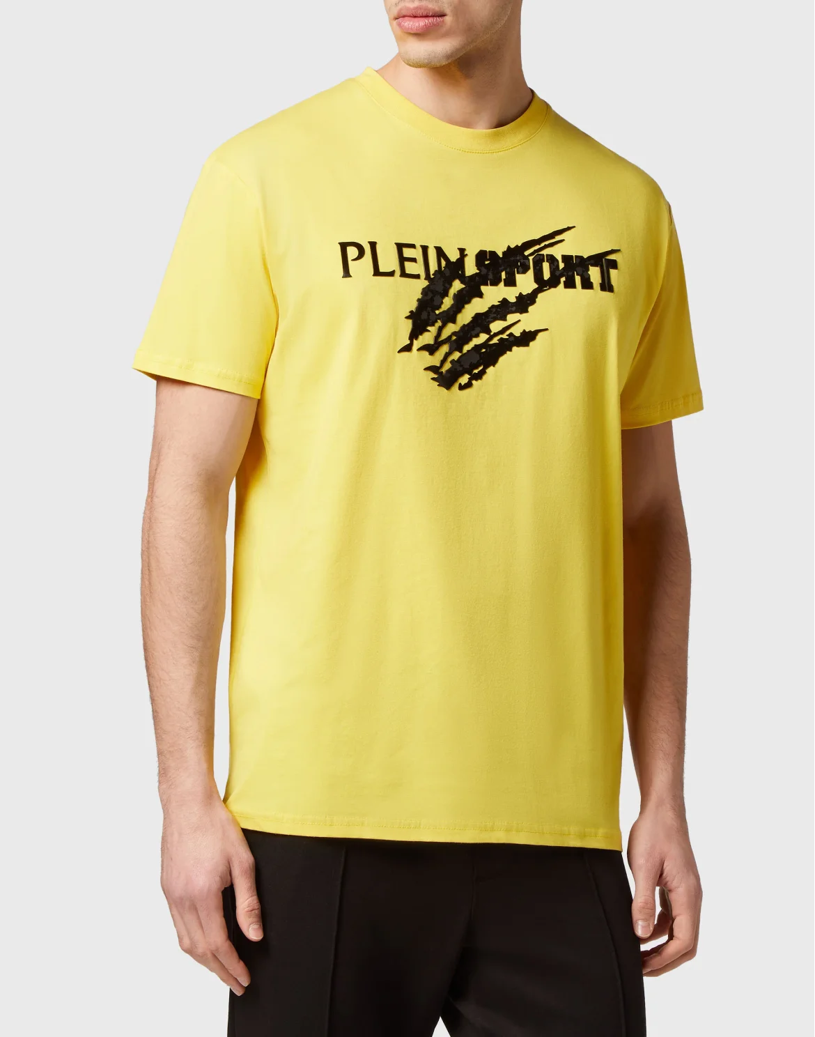T-shirt Round Neck SS Scratch, цвет: Желтый