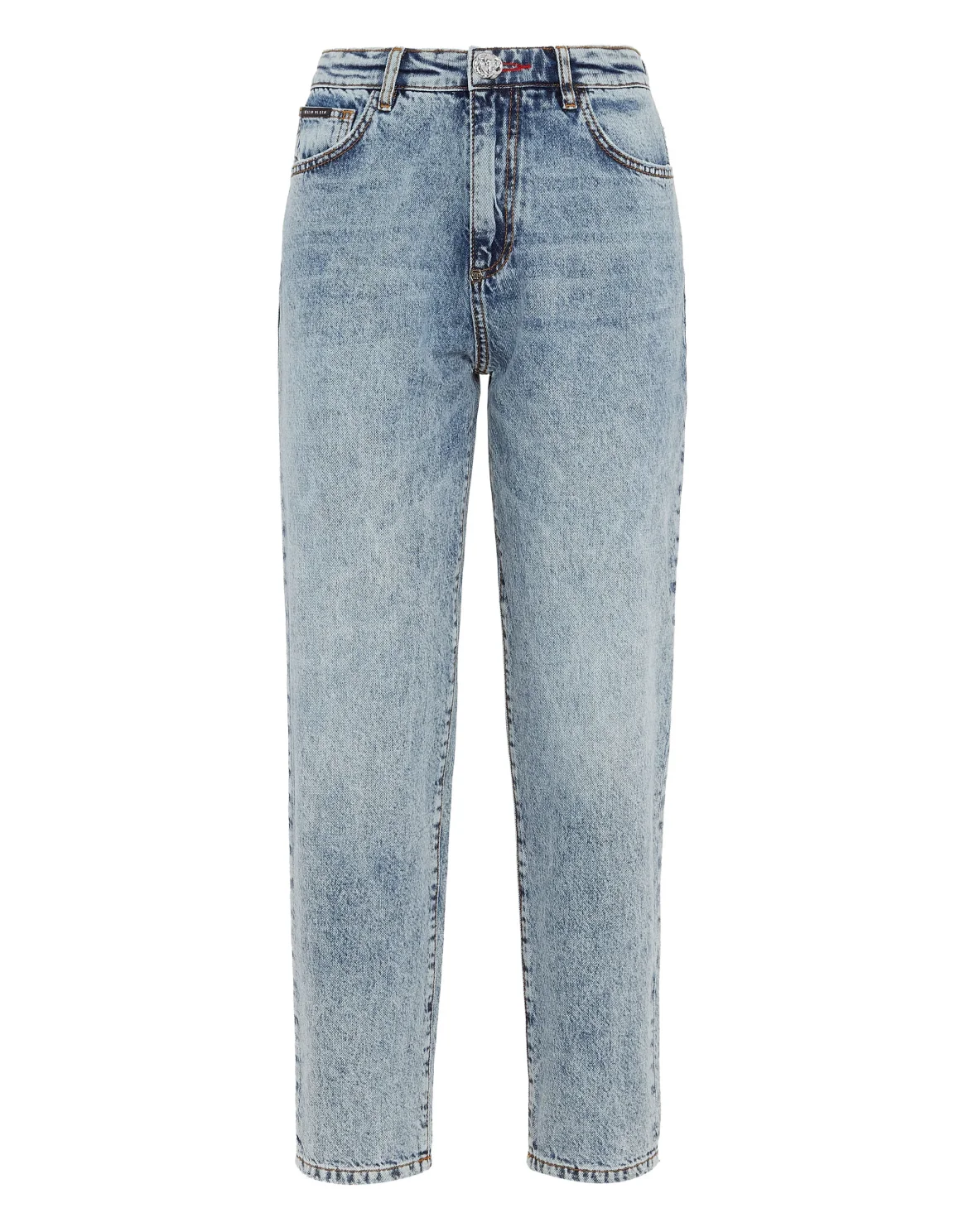 Denim Trousers Mom Fit, цвет: Синий
