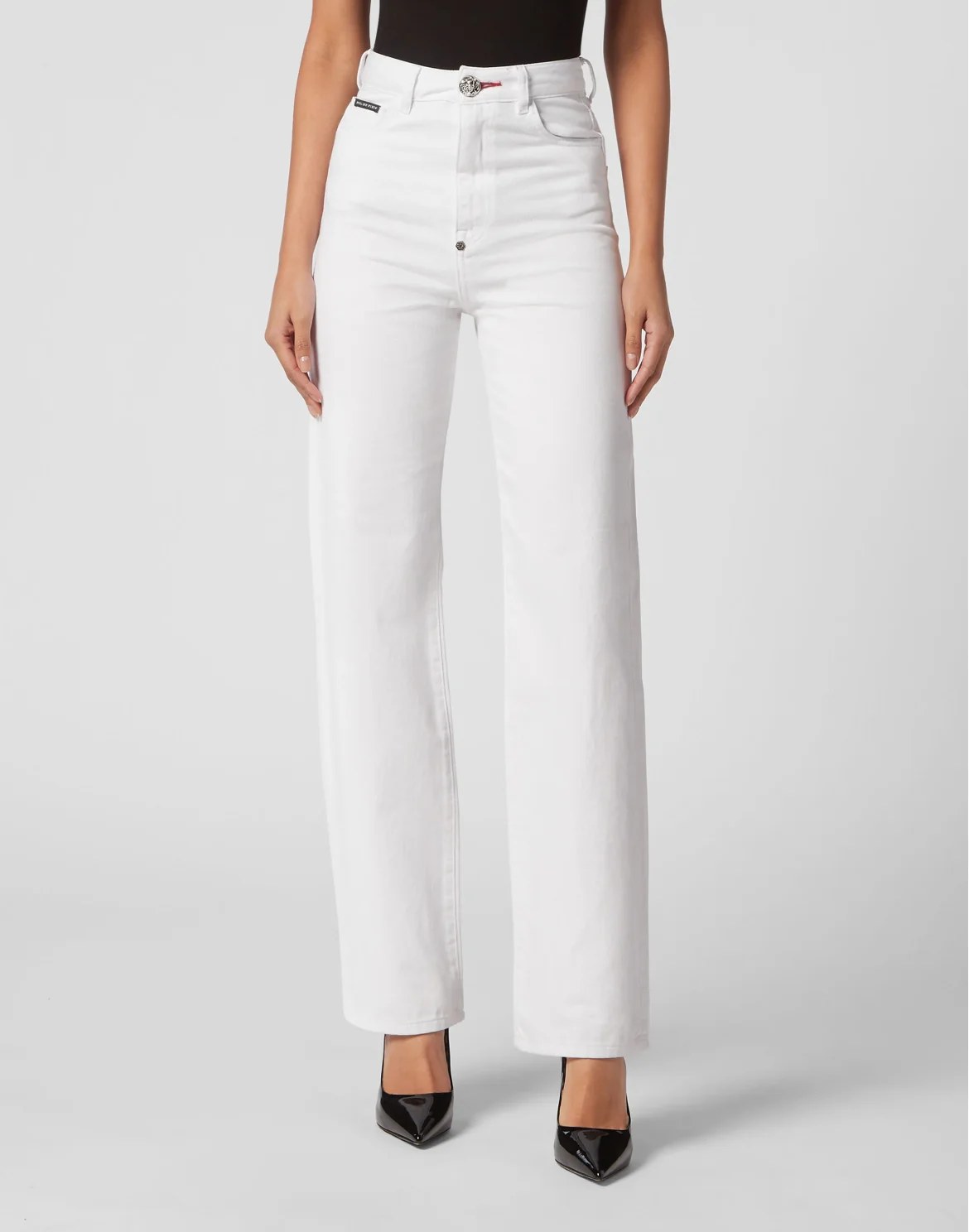 Denim Trousers Palace Fit Love, цвет: Белый
