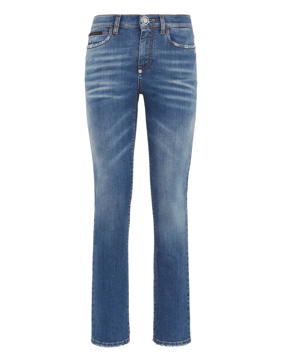 Denim Trousers Regular Fit, цвет: Белый