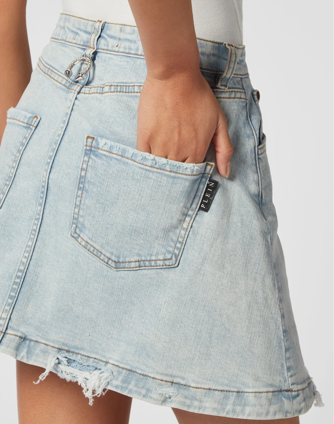 Denim Skirt, цвет: Голубой