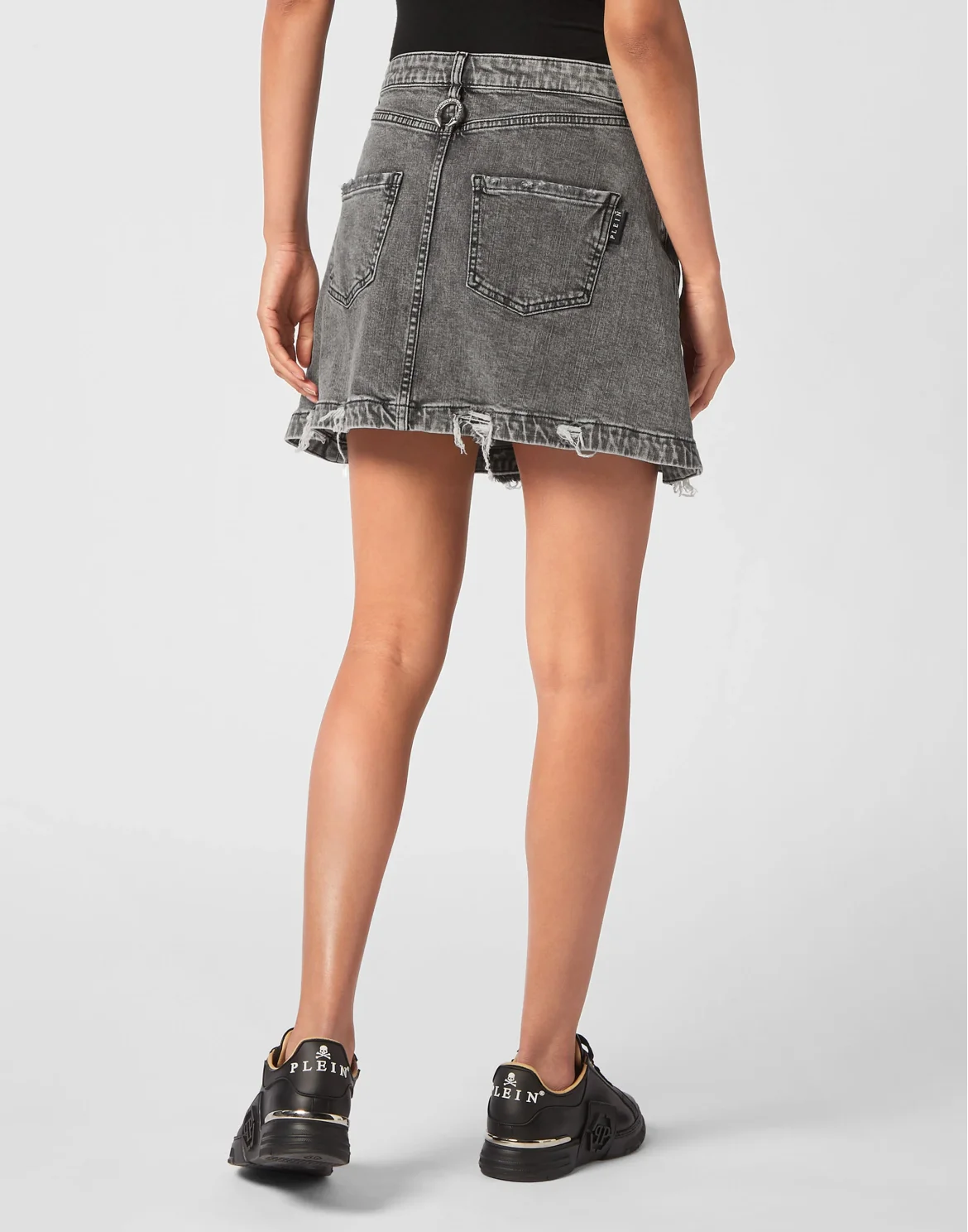 Denim Skirt, цвет: Серый