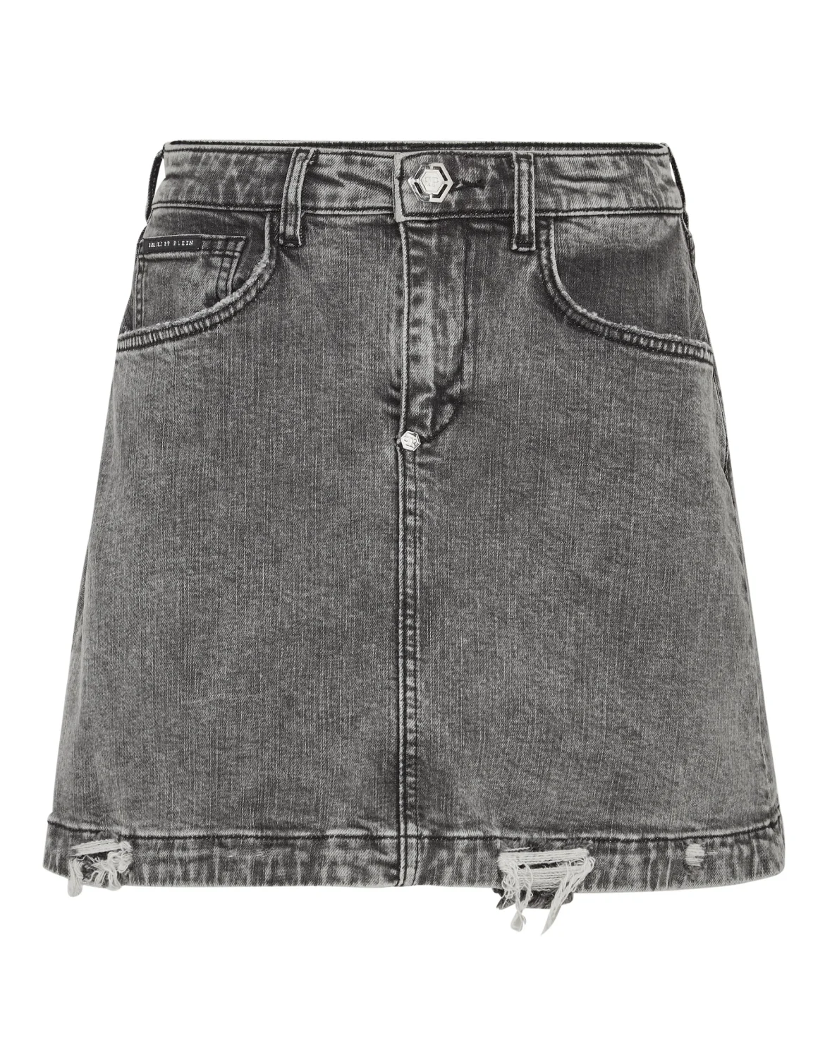 Denim Skirt, цвет: Серый