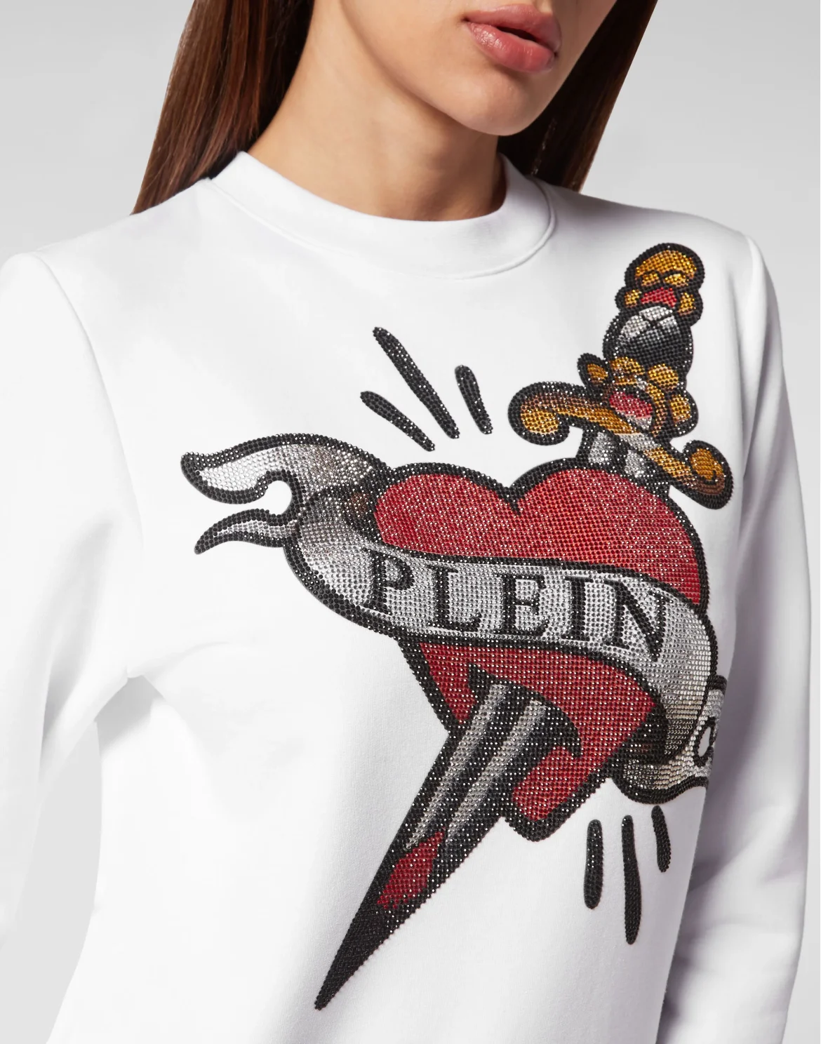 Sweatshirt LS Love, цвет: Белый