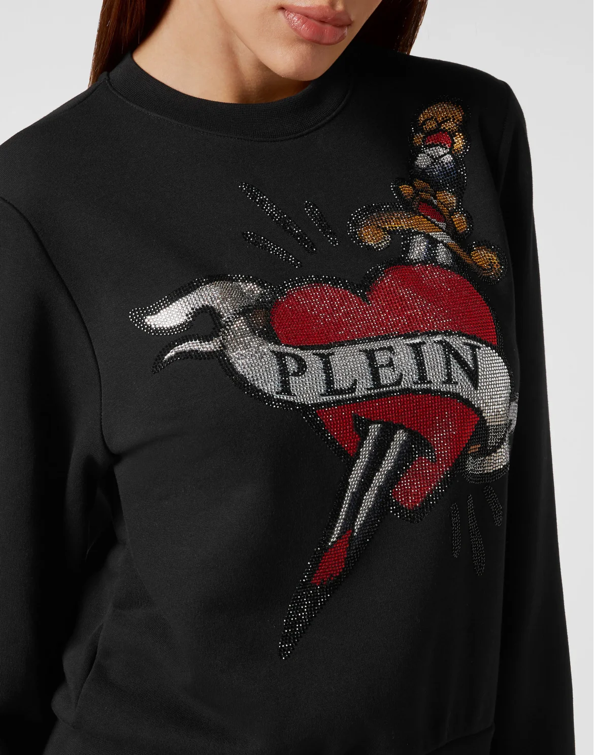 Sweatshirt LS Love, цвет: Черный