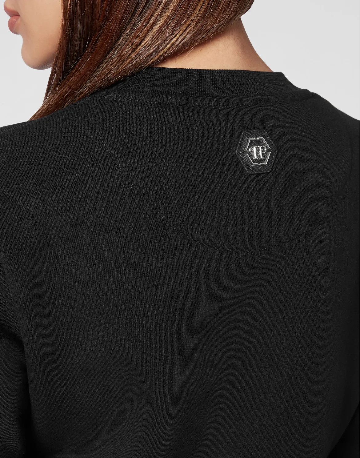 Sweatshirt LS Skull and Plein, цвет: Черный